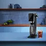 SodaStream ART - Machine à eau pétillante et soda avec levier vintage, bouteille lave-vaisselle, recharge de CO2 60L, Noir