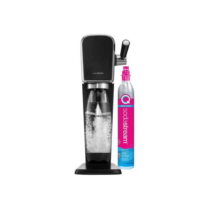 SodaStream Machine à Soda ART Noir avec Bouteille PET 1L - 1013511411