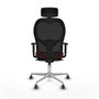 Piqueras y Crespo Chaise de Bureau 1D086G2 Rouge