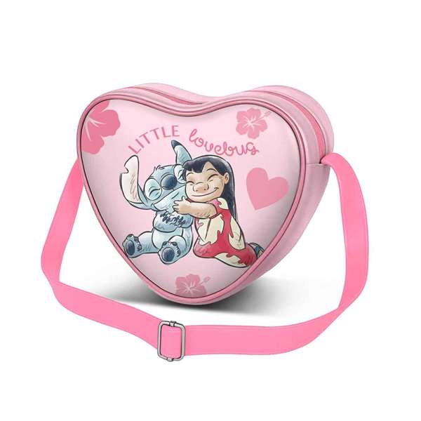 Karactermania Bolso Corazón Casual Lilo y Stitch Lovebug Rose Karactermania Bolso Corazón Casual Lilo y Stitch Lovebug Rose