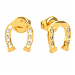 Guess UBE29007 Boucles d'oreilles dorées en acier inoxydable