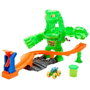 Mattel Hot Wheels Monster Trucks Combat Monstrueux Mutant avec Rhinomite 1/64 et Slime
