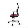Piqueras y Crespo Chaise de Bureau 1D086N2 Bordeaux