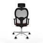 Piqueras y Crespo Chaise de Bureau 1D086N2 Bordeaux