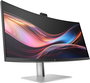 HP Series 7 Pro 734pm - Écran de conférence 34 pouces WQHD avec webcam IA, Thunderbolt 4 et affichage HDR400 IPS Black