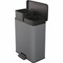 Curver DECO BIN Poubelle Duo Rectangle 52L Anthracite