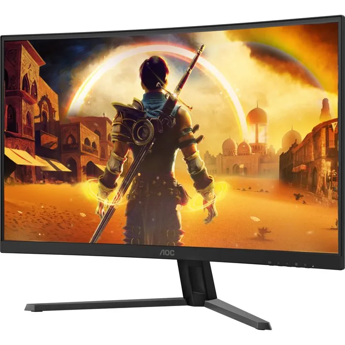 AOC Ecran PC Gamer incurvé 32" Full HD 260Hz OC Dalle VA 0.3ms HDR10 FreeSync Premium - C32G42ZE