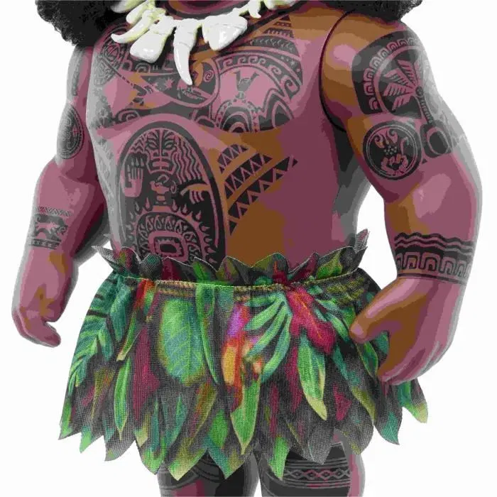 Disney Princess Coffret duo de poupées articulées Vaiana et Maui avec tenues et accessoires - JDD43