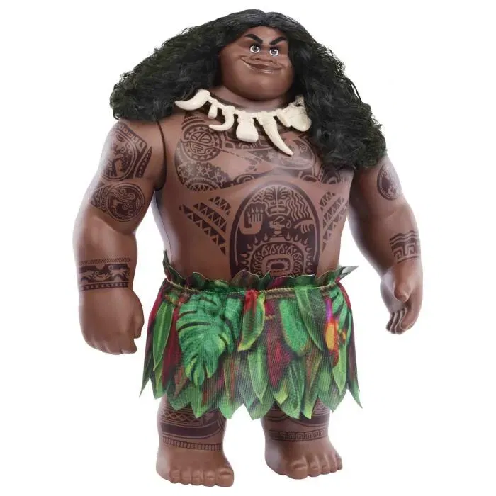 Disney Princess Coffret duo de poupées articulées Vaiana et Maui avec tenues et accessoires - JDD43