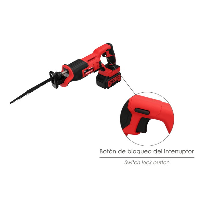 WOLFPACK LINEA PROFESIONAL Scie saute 20V avec batterie 4Ah et mallette WOLFPACK LINEA PROFESIONAL Scie saute 20V avec batterie 4Ah et mallette