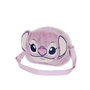 Karactermania Angel Mini sac à bandoulière en peluche cœur 17x13x7cm, rose, en polyester, pour enfants à partir de 36 mois