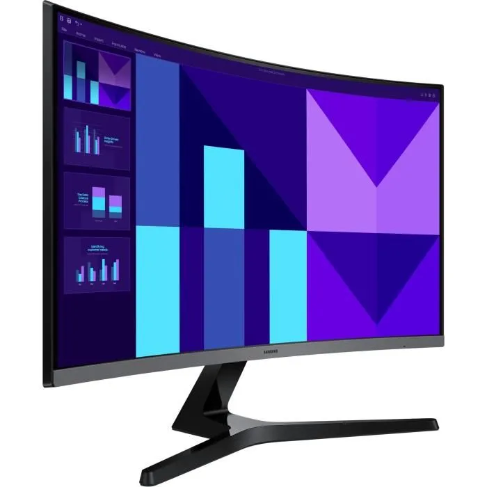 Samsung LS27D390GAUXEN - Moniteur PC incurvé 27 pouces, dalle VA FHD 1920x1080, 100Hz, 4ms, rapport de contraste 3000:1, 1800R, avec port HDMI