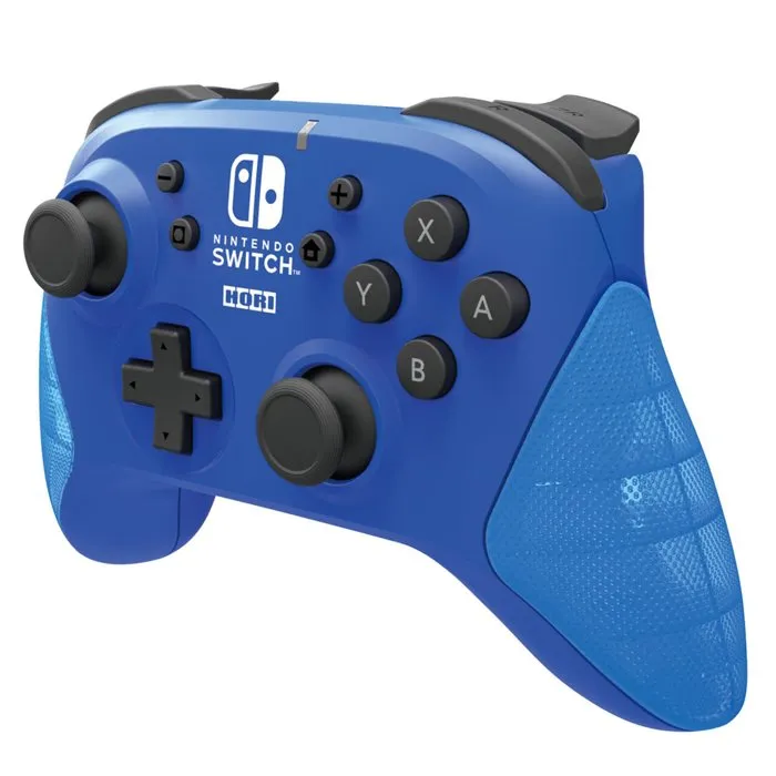 Hori HORIPAD Officielle - Manette Sans Fil Bluetooth pour Nintendo Switch et Switch OLED - Bleu - Jusqu'à 15 Heures d'Autonomie Hori HORIPAD Officielle - Manette Sans Fil Bluetooth pour Nintendo Switch et Switch OLED - Bleu - Jusqu'à 15 Heures d'Autonomie