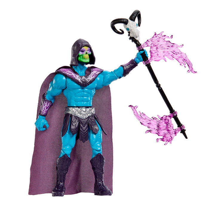 Mattel Masters of the Universe - Figurine articulée Skeletor avec accessoires (Bâton Havoc) - Film 2026 - 13.97 cm - Jouet +4 ans - Réf. Jkj00