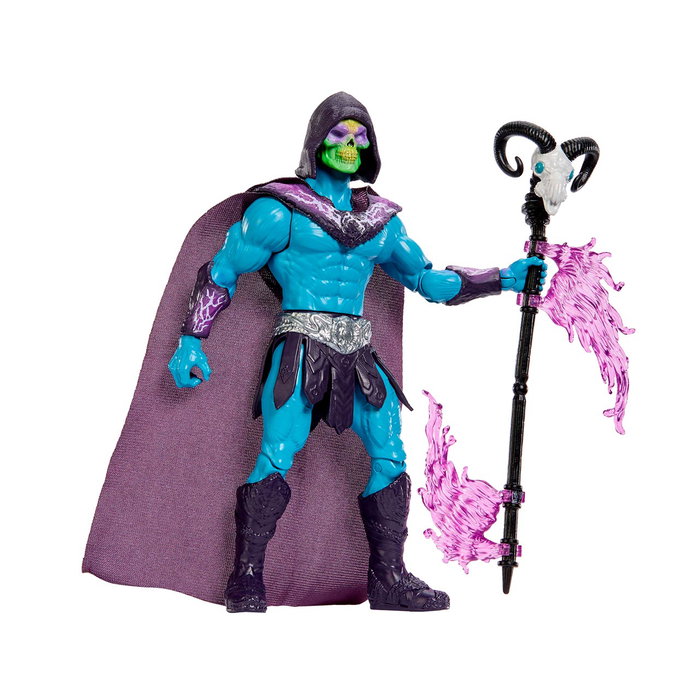 Mattel Masters of the Universe - Figurine articulée Skeletor avec accessoires (Bâton Havoc) - Film 2026 - 13.97 cm - Jouet +4 ans - Réf. Jkj00