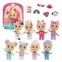 Imc Toys Muñeco Bebé Llorón Lágrimas Mágicas Charmz avec Biberon, Chupete et 2 Charms pour Compléter le Look - Modèles Assortis