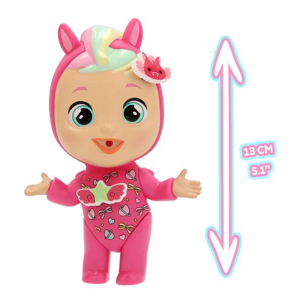Imc Toys Muñeco Bebé Llorón Lágrimas Mágicas Charmz avec Biberon, Chupete et 2 Charms pour Compléter le Look - Modèles Assortis Imc Toys Muñeco Bebé Llorón Lágrimas Mágicas Charmz avec Biberon, Chupete et 2 Charms pour Compléter le Look - Modèles Assortis