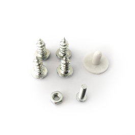 Edm Jeu de vis pour modèle ref. 33500, 7 pièces, Plastique Cromado