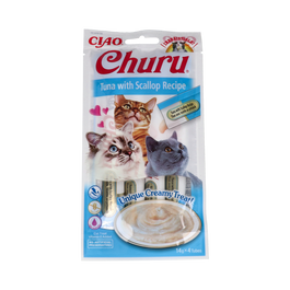 CHURU VET Snack Thon et Pétoncle 4 Sticks de 14g