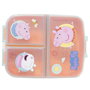 Peppa Pig Stor Sandwichera à compartiments multiples pour enfants - Cuisine jouet 17 x 14 x 7 cm