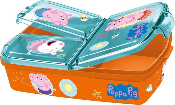 Peppa Pig Stor Sandwichera à compartiments multiples pour enfants - Cuisine jouet 17 x 14 x 7 cm Peppa Pig Stor Sandwichera à compartiments multiples pour enfants - Cuisine jouet 17 x 14 x 7 cm