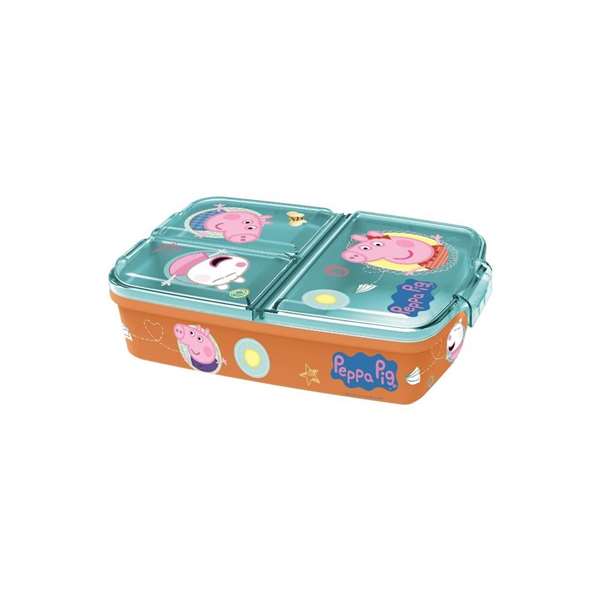 Peppa Pig Stor Sandwichera à compartiments multiples pour enfants - Cuisine jouet 17 x 14 x 7 cm Peppa Pig Stor Sandwichera à compartiments multiples pour enfants - Cuisine jouet 17 x 14 x 7 cm