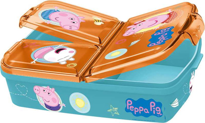 Peppa Pig Stor Sandwichera à compartiments multiples pour enfants - Cuisine jouet 17 x 14 x 7 cm Peppa Pig Stor Sandwichera à compartiments multiples pour enfants - Cuisine jouet 17 x 14 x 7 cm