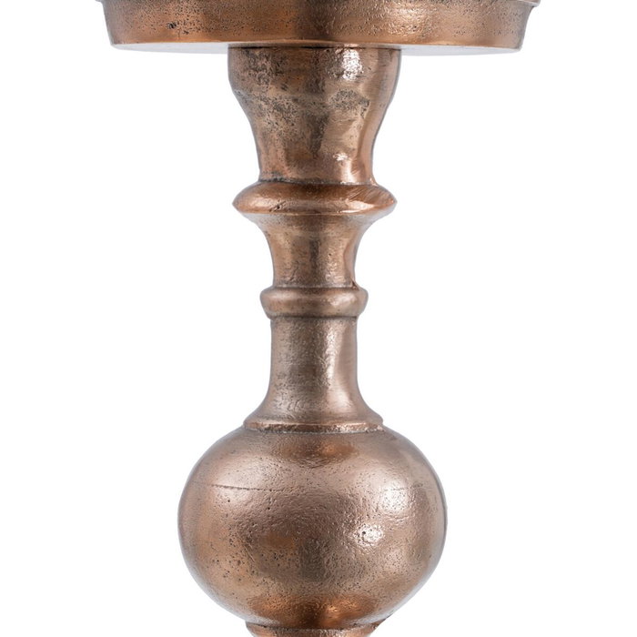 BigBuy Home Bougeoir Cuivre Aluminium 9 x 9 x 24 cm