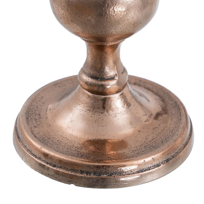 BigBuy Home Bougeoir Cuivre Aluminium 9 x 9 x 24 cm