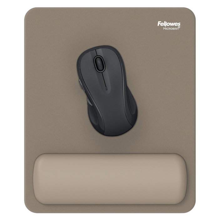Fellowes Breyta Tapis de souris avec repose-poignet beige Fellowes Breyta Tapis de souris avec repose-poignet beige