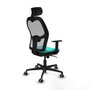 Piqueras y Crespo Chaise de Bureau Jorquera 1D036G2 Turquoise