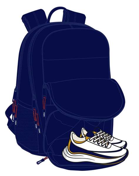 Safta Mochila de padel F.C. Barcelona - Sac à dos pour le sport 30x42x17 cm