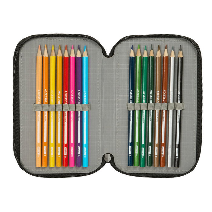 Safta Trousse Triple 37 Pcs 12,5x19,5x5,5Cm