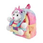 PERLETTI Sac à dos enfant avec peluche chat Emi 27 cm - Mochila + peluche - Dimensions: 27x21x9 cm