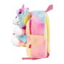 PERLETTI Sac à dos enfant avec peluche chat Emi 27 cm - Mochila + peluche - Dimensions: 27x21x9 cm