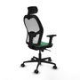 Piqueras y Crespo Chaise de Bureau Jorquera 2D036N2 Vert émeraude
