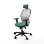 Piqueras y Crespo Chaise de Bureau Jorquera 2D036N2 Vert émeraude