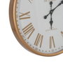 BigBuy Home Horloge Murale Blanc Naturel Fer 60 x 60 x 6 cm
