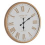 BigBuy Home Horloge Murale Blanc Naturel Fer 60 x 60 x 6 cm