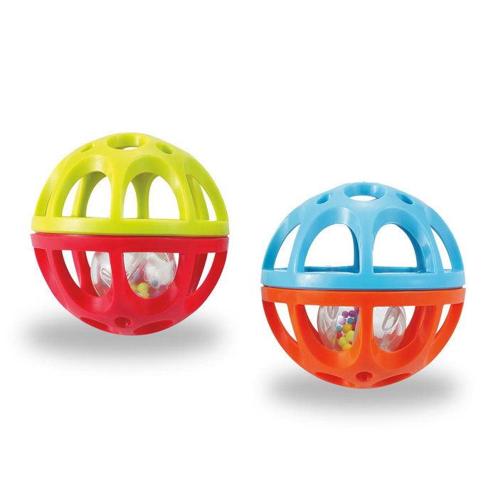 TACHAN PL1001 Bolas - Jouet Sensoriel avec Sonajero pour Bébé, Développe la Motricité, À partir de 6 Mois