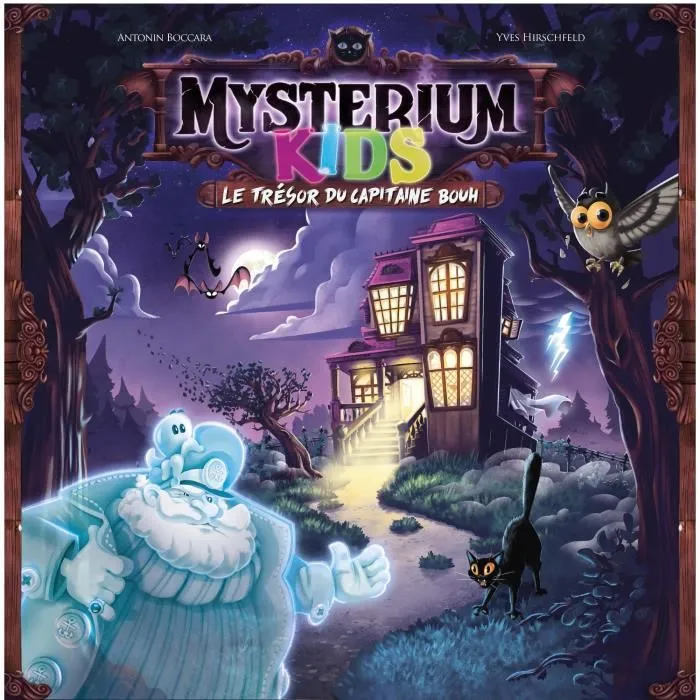 Asmodee - Mysterium Kids: Le Trésor du Capitaine Bouh - Jeu de société coopératif en français - Dès 6 ans - 2 à 6 joueurs - 15-30 min