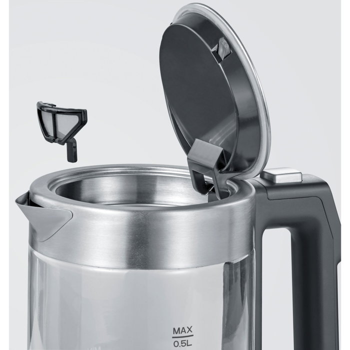 Severin WK 3458 Bouilloire numérique mini en verre 0,5L Severin WK 3458 Bouilloire numérique mini en verre 0,5L