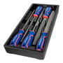 Workpro Jeu de 5 limes en acier T12 de 200 mm