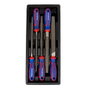Workpro Jeu de 5 limes en acier T12 de 200 mm