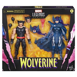 Hasbro Marvel Legends Series Set de 2 Figurines Wolverine et Mariposa Mentale – 15 cm avec 9 Accessoires – Jouet pour Enfants à Partir de 4 Ans