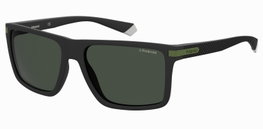 Polaroid PLD-2098-S-7ZJ-M9 Lunettes de soleil carrées Noir Vert