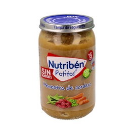 NUTRIBEN Potito Menestra de Cordero 235g