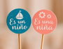 Innspiro Kit 4 Tampons Bois et 2 Encres Nacimiento Niño y Niña