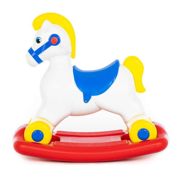 Polesie Poney à Roues et Bascule Wader 53541 - Jouet en Plastique pour Enfant 1 An et Plus - 49,5x50x30 cm Polesie Poney à Roues et Bascule Wader 53541 - Jouet en Plastique pour Enfant 1 An et Plus - 49,5x50x30 cm