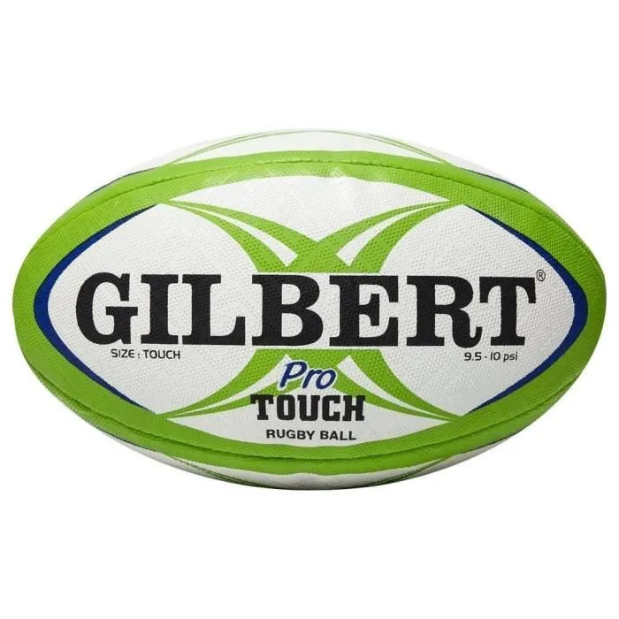 Gilbert Ballon de Touch Rugby MATCH PRO Vert Bleu Gilbert Ballon de Touch Rugby MATCH PRO Vert Bleu